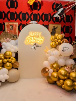 Backdrop Happy Birthday (ตัวUคว่ำ)