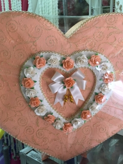 กล่องรับซอง ทรงหัวใจ ขนาดเล็ก