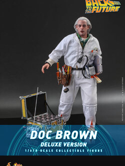 Hot Toys MMS610 1/6 Back to the Future - Doc Brown (Deluxe Version)