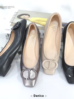 ทรงปกติ เปลี่ยนไซส์ได้-ไม่รับคืน Zenachoo รุ่น Danica เสริมส้นด้านใน สูง 1นิ้ว หนังแกะนิ่ม