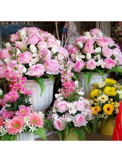 ให้เช่า กระถางโรมัน ดอกไม้แห้ง