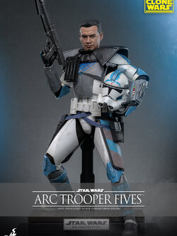 Hot Toys TMS132 Star Wars: The Clone Wars - Arc Trooper Fives