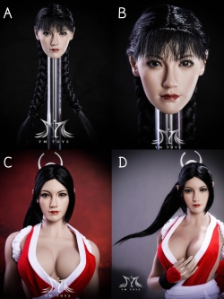 YMTOYS Fang A,B,D Asian Beauty Headsculpt