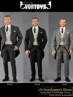 VORTOYS V1014 1/6 Royal Wedding of the British gentleman suit dress