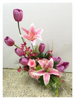 แจกันดอกไม้แห้ง