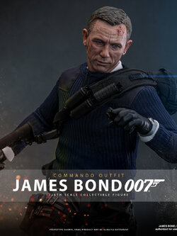 Hot Toys MMS804 No Time To Die - James Bond (Commando Outfit)