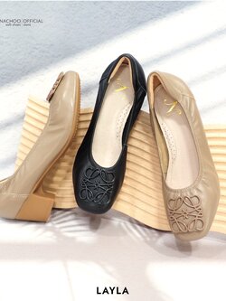 ทรงปกติ:เปลี่ยนไซส์ได้-ไม่รับคืน::Zenachoo รุ่น LAYLA สูง 2นิ้ว รองเท้าสุขภาพ แม่เหล็กนวัตกรรมญี่ปุ่น