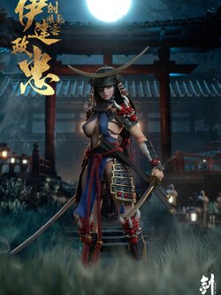 21/12/2568 COOMODEL NO.SW001 SWORDS OF CHAOS - DATE MASAMUNE (Warrior Maiden Edition)