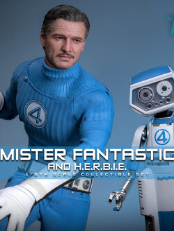 Hot Toys MMS822 The Fantastic Four: First Steps - Mister Fantastic and H.E.R.B.I.E.