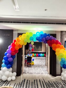 ซุ้มลูกโป่งหน้าประตู