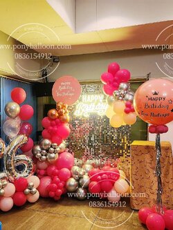 ฺBack drop งาน Happy Birthday
