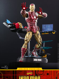 Hot Toys CMS08D38 1/6 Marvel Comics - Iron Man (Deluxe Version) [The Origins Collection]