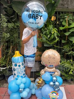 ลูกโป่ง welcome baby