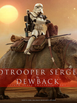 Hot Toys MMS722 1/6 Star Wars Episode IV: A New Hope™ - Sandtrooper Sergeant™ & Dewback™