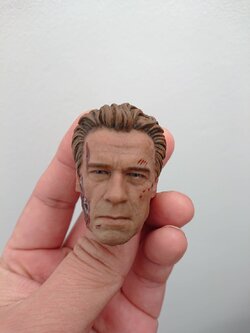 CHT CHT-063 T800 Headsculpt Yellow Hair (Damaged Version)