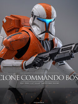 Hot Toys TMS151 Star Wars: The Clone Wars - Clone Commando Boss [Hot Toys Exclusive]