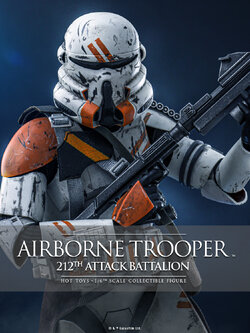 Hot Toys MMS794 Star Wars: Episode III Revenge of the Sith - Airborne Trooper (212th Attack Battalion) [Hot Toys Exclusive]