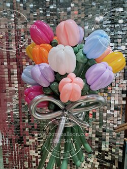 ช่อดอกไม้ลูกโป่ง