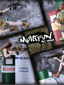 MULTIFUN MF-003A ,B ,D 1/6 Camouflage Cheongsam Set