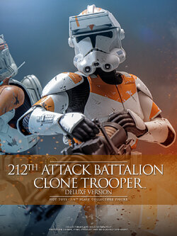 21/12/2568 Hot Toys MMS852 Star Wars: Revenge of the Sith - 212th Attack Battalion Clone Trooper (Deluxe Version)