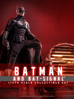 Hot Toys MMS641 1/6 The Batman - Batman and Bat-Signal