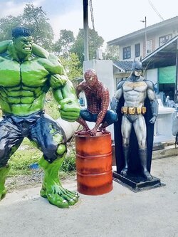 เดอะฮัค ยักษ์เขียว ตัวใหญ่ สูง2เมตร30ซม สภาพมือหนึ่ง หุ่นโชว์เดอะฮัค