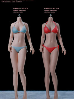 TBLeague S35A 1/6 Super-Flexible Female Seamless Body (medium breast / suntan)