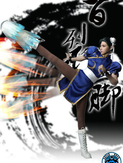 SUPER DUCK SET014-A 1/6 Cosplay China Fighting Goddess (Blue)