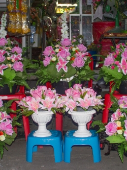 ดอกไม้หน้าศพ ดอกไม้แห้ง