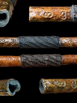 ตะกรุดหลวงปู่ทิม วัดละหารไร่ เนื้อทองแดง โค้ดเลข3 เนื้อทองแดง