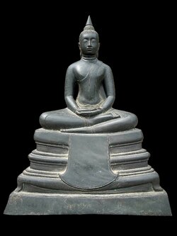 หลวงพ่อโสธร หน้าตัก9นิ้ว เนื้อทองเหลือง วัดโพรงอากาศ ฉะเชิงเทรา