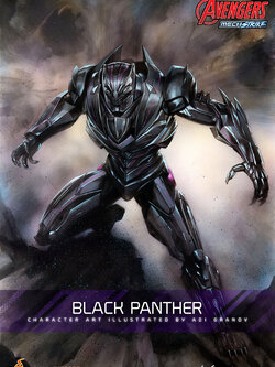 Hot Toys AC05D55 1/6 Marvel’s Avengers Mech Strike - Black Panther