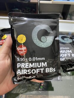 อุปกรณ์เสริม ลูกแก้วขนาด 6 มิลลิเมตร บรรจุ 1000 นัด/ถุง แรงปะทะดี