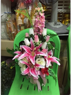 แจกันดอกไม้แห้ง