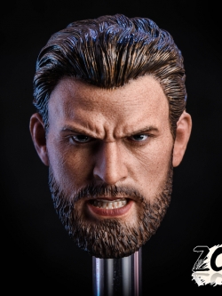 ZCToys ZC-T07 Bearded Beauty team headsculpt (Angry version)