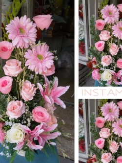 แจกันดอกไม้แห้ง