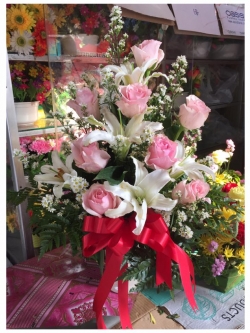 แจกันดอกไม้สด