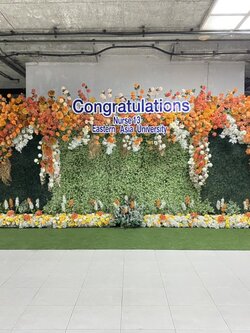 ซุ้มถ่ายภาพงานรับหมวกพยาบาล 3 m x 2.2 m