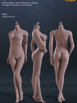PHICEN S02A Body Stainless (Mid bust, Suntan)