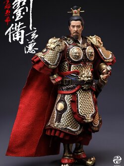 303TOYS SG006-B 1/12 THREE KINGDOMS ON PLAM - LIU BEI, XUANDE (DELUXE BATTLE FIELD VERSION)