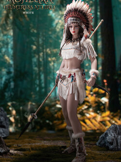 TBLeague PL2022-196A 1/6 Mohegan Huntress Attire White