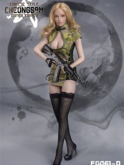 Fire Girl Toys FG061-D Chinese wind cheongsam Maiden Suit (CP camouflage)