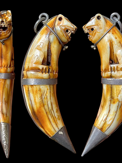 เขี้ยวเสือแกะหลวงพ่อปาน วัดบางเหี้ย เขี้ยวเสือหลวงพ่อปาน