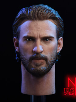 NRTOYS NR08 Captain 6.0 Headsculpt (Beard Version)
