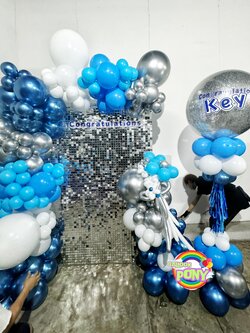 แบรคดรอปลูกโป่งและเสา