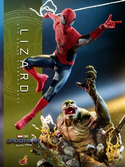 Hot Toys MMS658 1/6 The Amazing Spider-Man 2 - The Amazing Spider-Man + ACS013 1/6 Spider-Man: No Way Home - Lizard Diorama Base