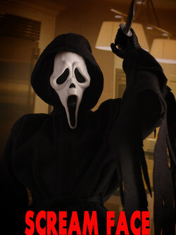 SUPERMAD TOYS 1/6 SCREAM FACE