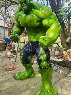 เดอะฮัค ยักษ์เขียว ตัวใหญ่ สูง2.3เมตร หุ่นโชว์ฮัคเขียว