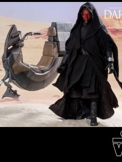 Hot Toys DX17 STAR WARS EPISODE I: THE PHANTOM MENACE - DARTH MAUL WITH SITH SPEEDER