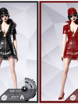 POPTOYS F27 Sexy War women suit - Leather